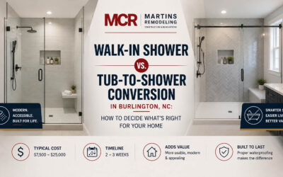 Walk-In Shower vs. Tub-to-Shower Conversion in Burlington, NC