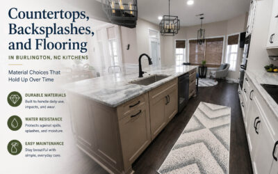 Countertops, Backsplashes, and Flooring in Burlington, NC Kitchens