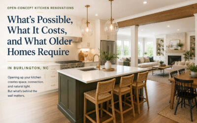 Open-Concept Kitchen Renovations in Burlington, NC: Possibilities, Cost and Requirements